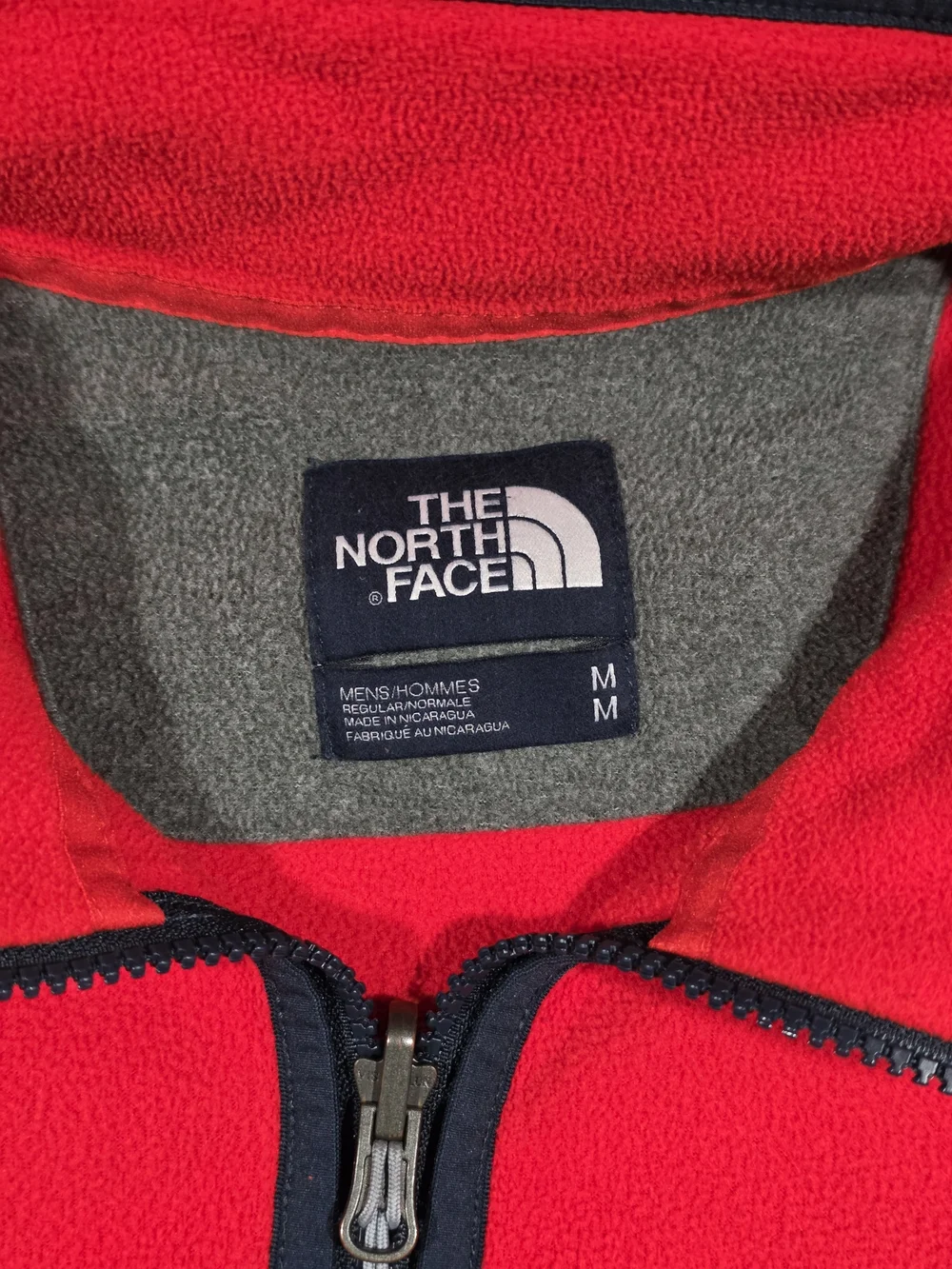 The North Face Men's Colorblock Fleece Jacket - Red, Navy, Gray